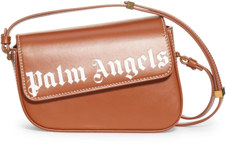 Crash Logo Leather Crossbody Bag