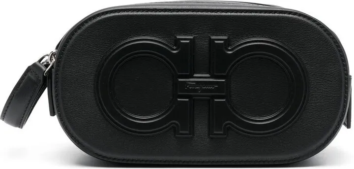 Gancini-detail wash bag