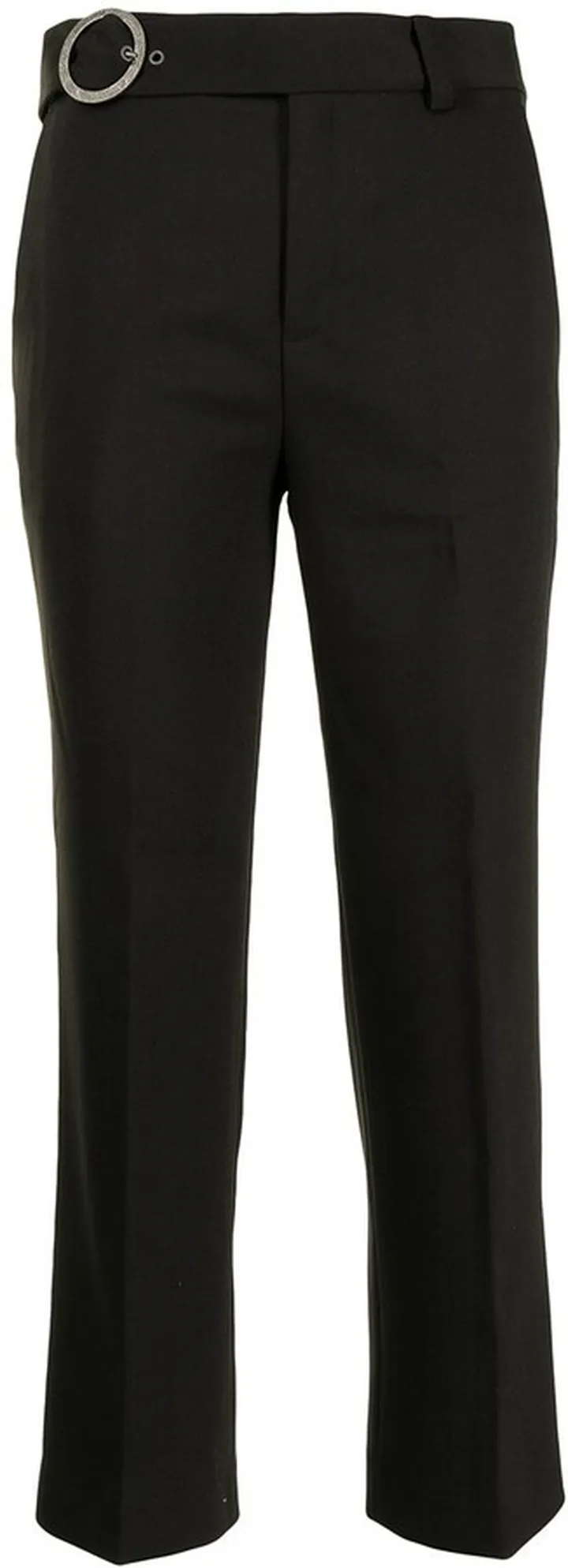 Cropped Belted Trousers