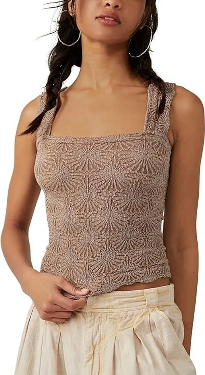 Free People Love Letters Cami (Strawberry Roan) Women's Clothing