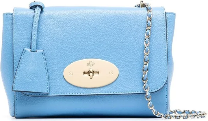 Leather Twist-Lock Bag