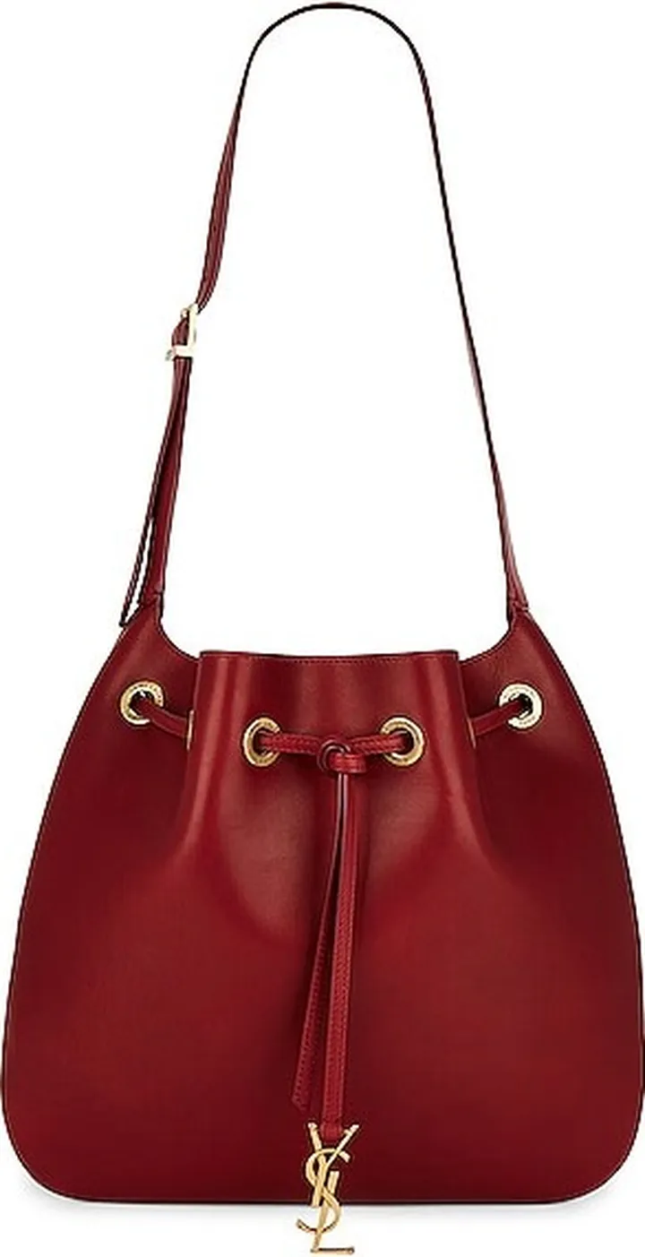 Saint Laurent Medium Paris VII Bag in Wine