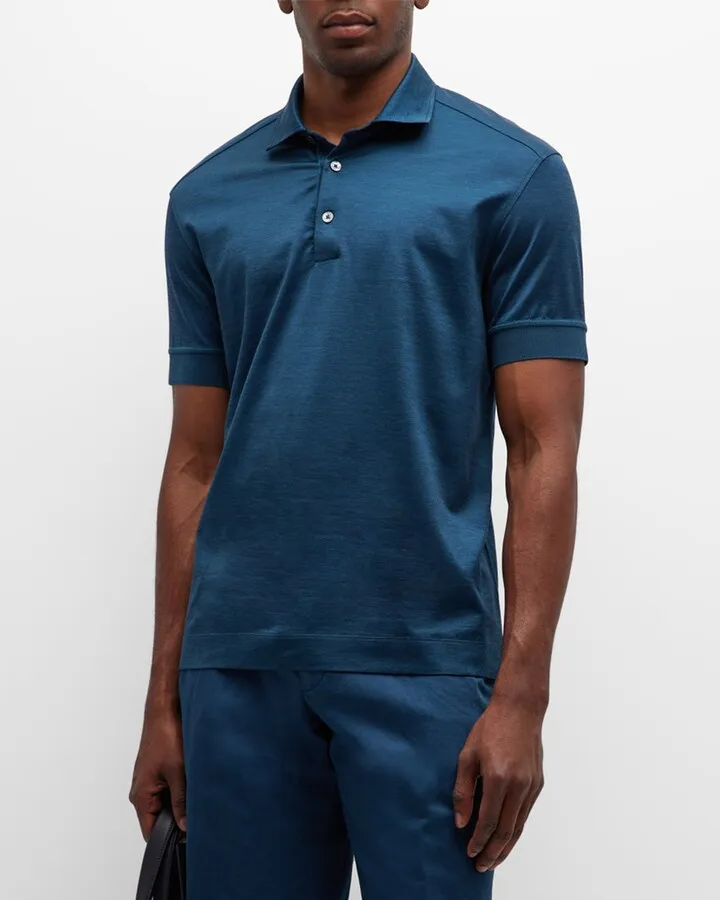 Men's Cotton Pique Polo Shirt