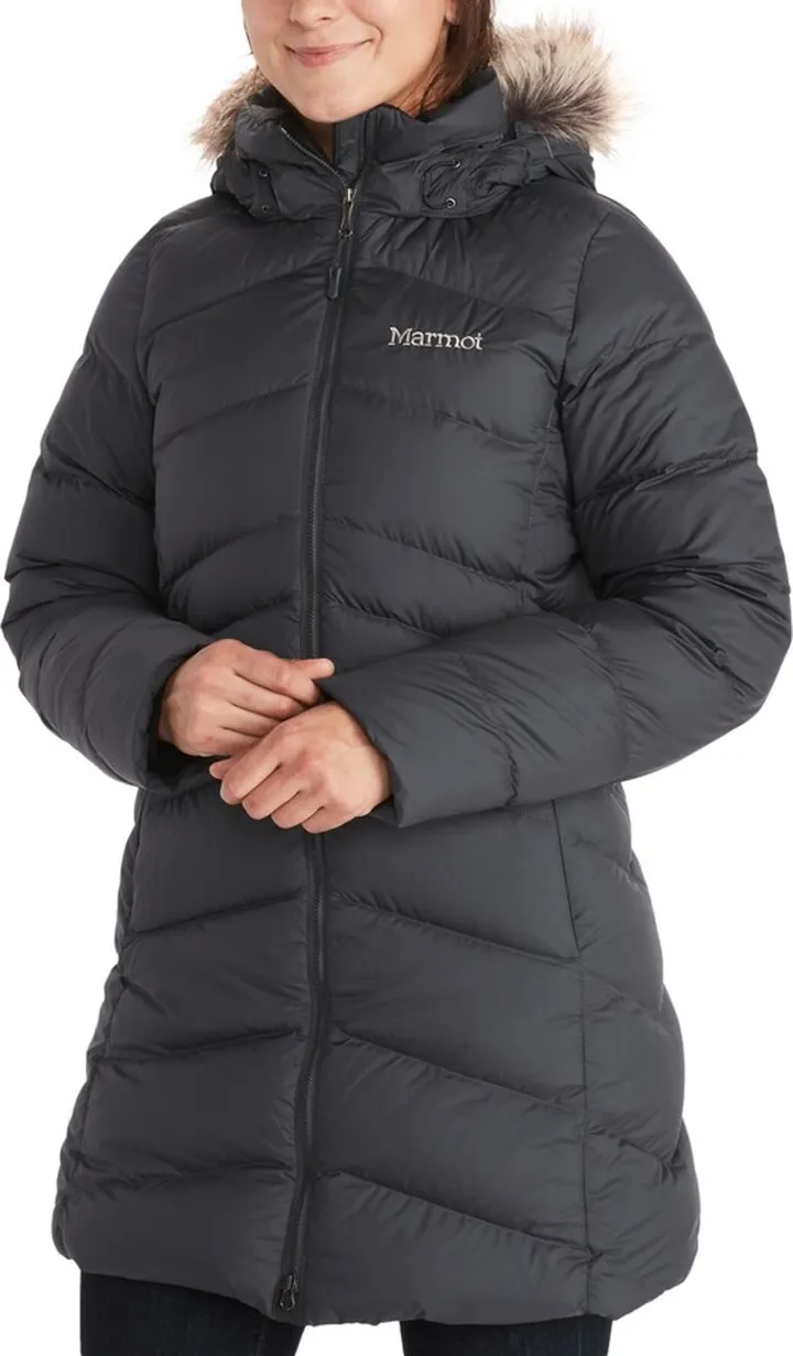 Marmot Women's Montreal Hooded Faux-Fur-Trim Coat
