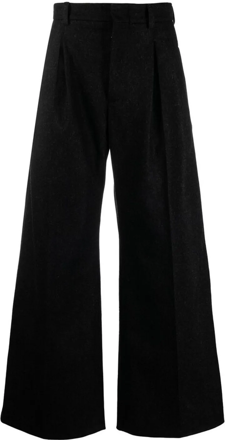 Wide-Leg Tailored Trousers