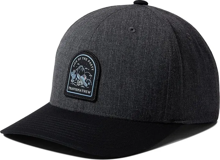 TravisMathew Music Of Mexico Hat (Heather Grey Pinstripe) Caps