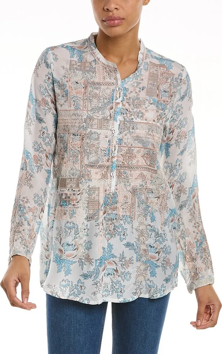 Johnny Was Avery Silk Tunic