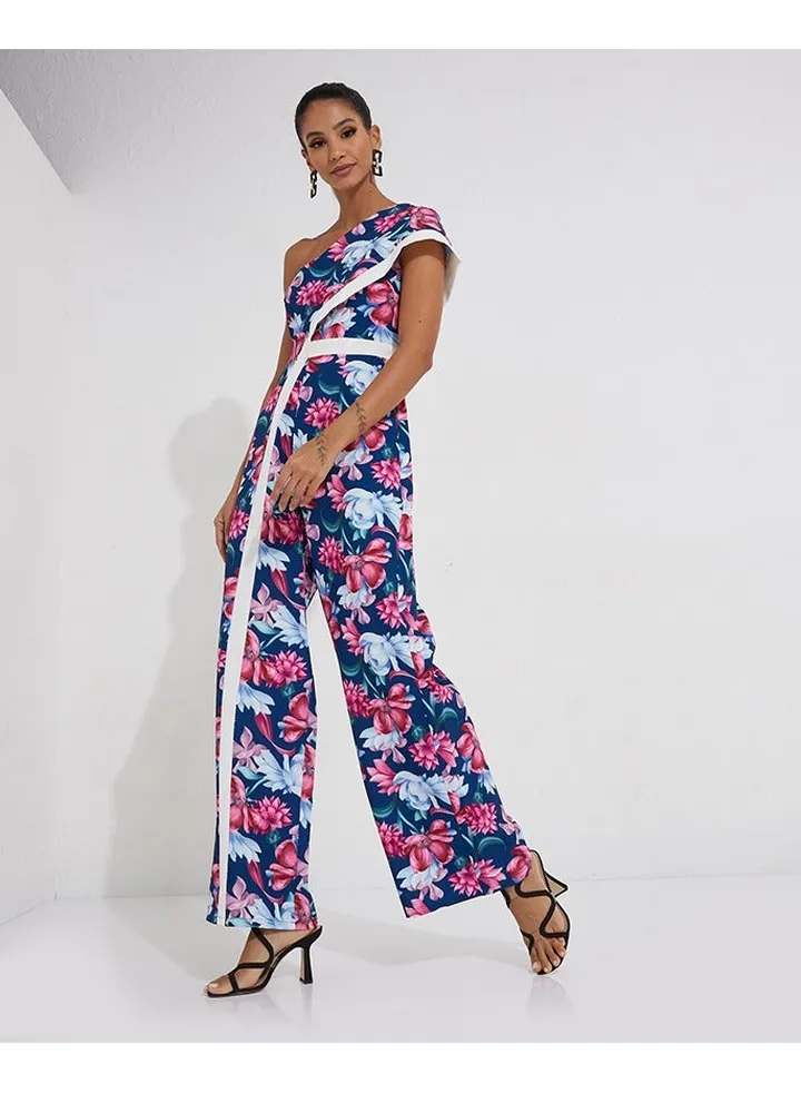 Little Mistress Navy Floral Jsuit