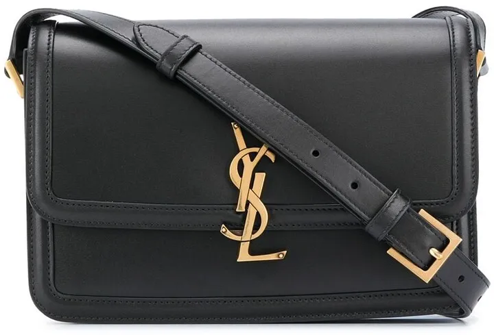 Monogram Leather Shoulder Bag