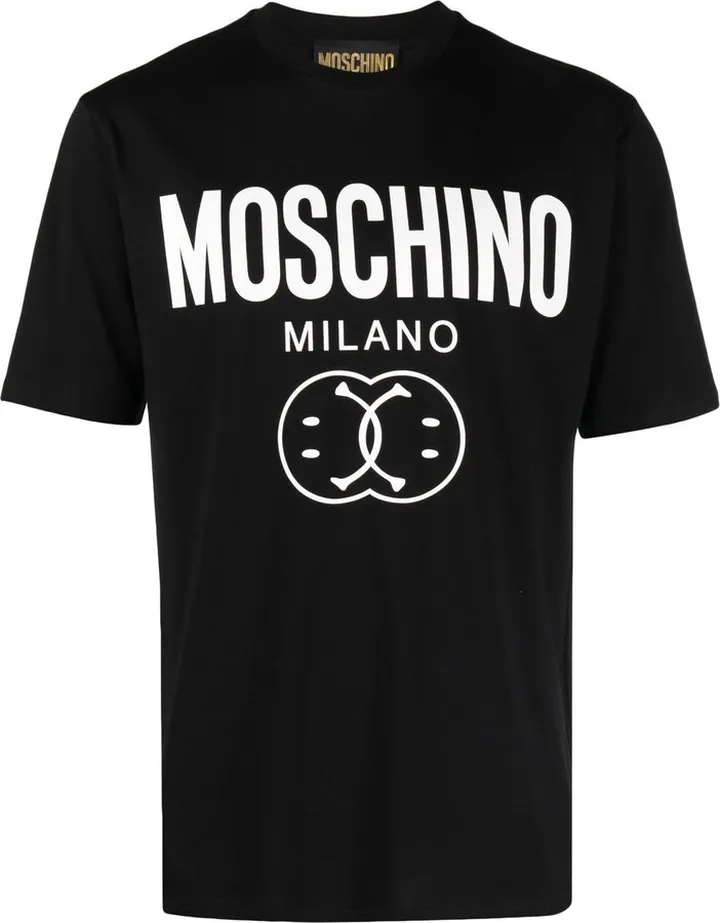 Smiley logo-print T-shirt