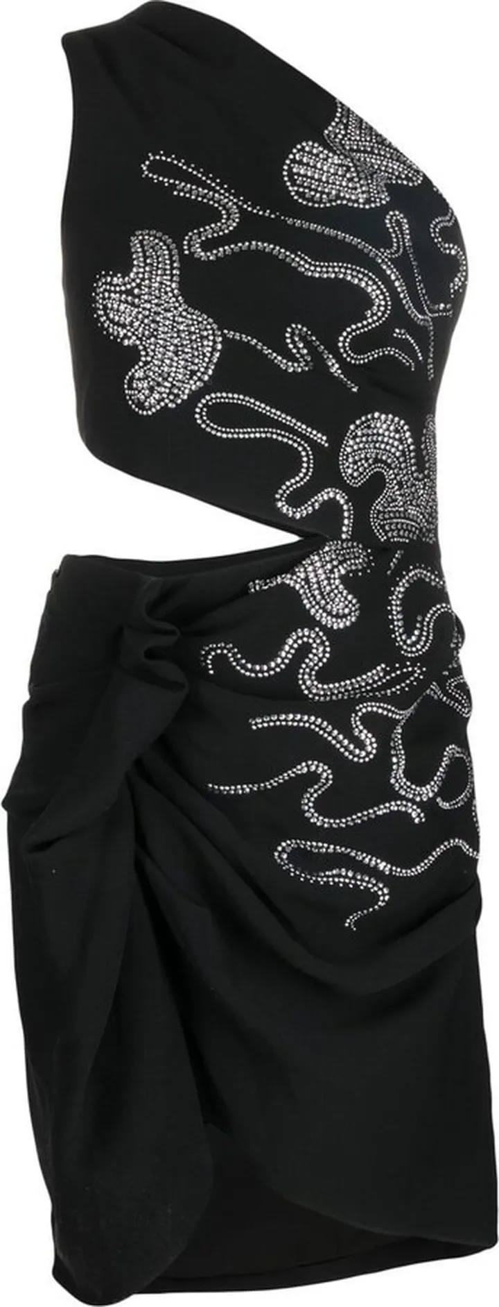 High-Shine Abstract Detail Dress