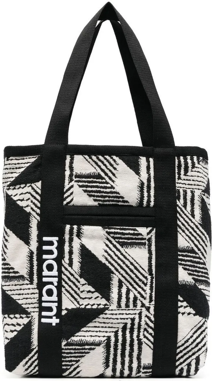 Darwen logo-embroidered tote bag
