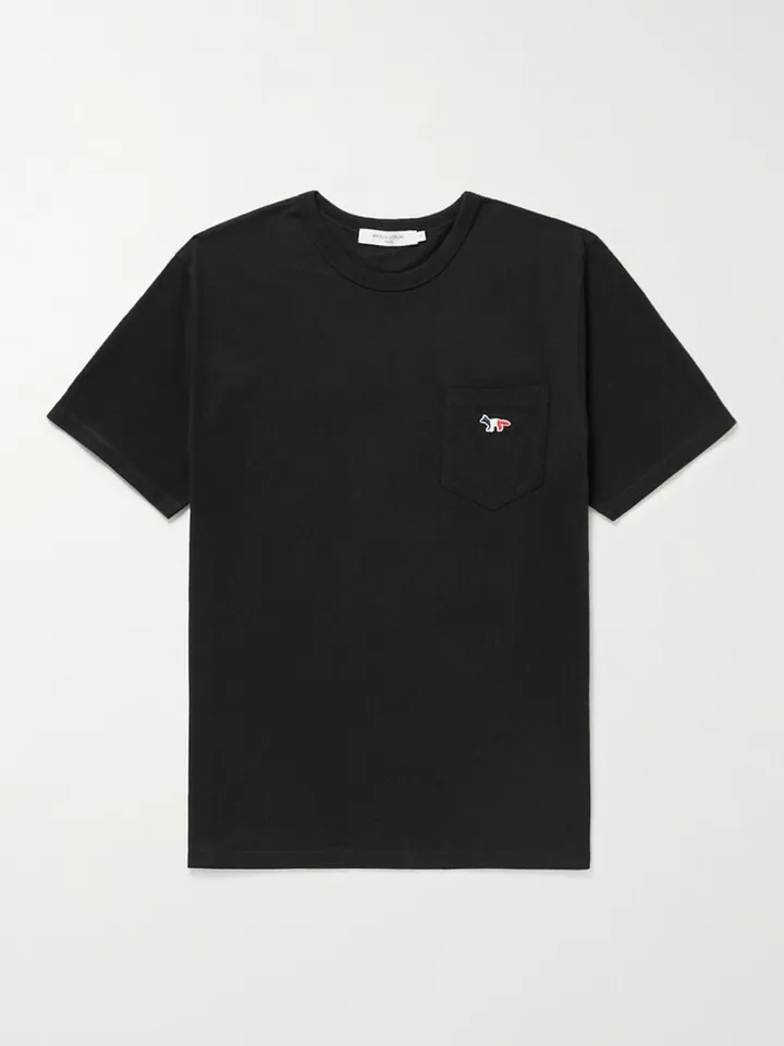 Logo-Appliquéd Cotton-Jersey T-Shirt