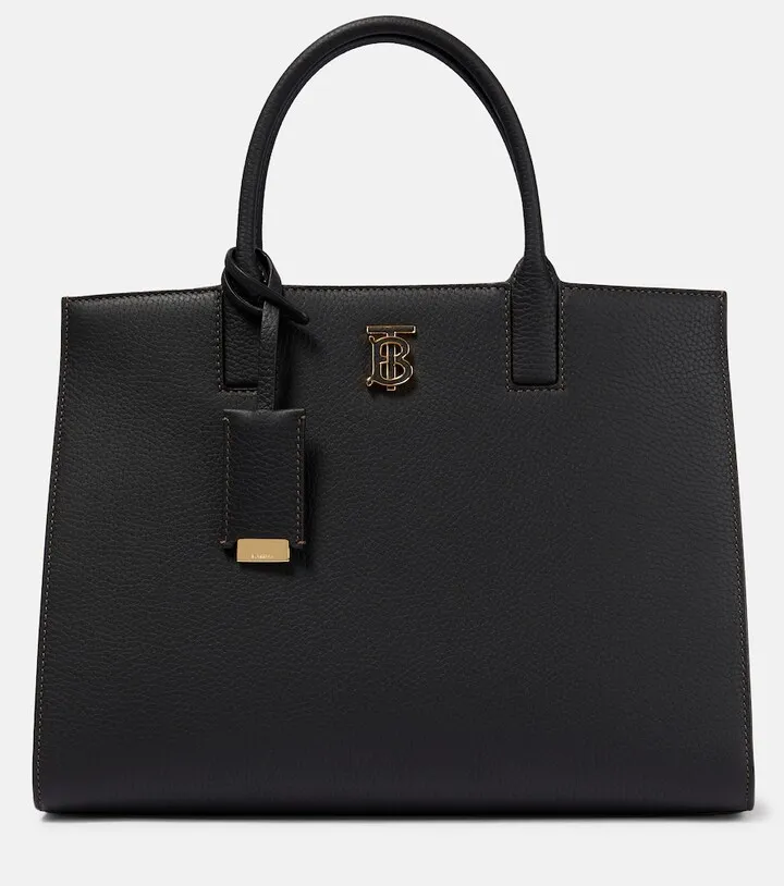 Frances TB leather tote bag