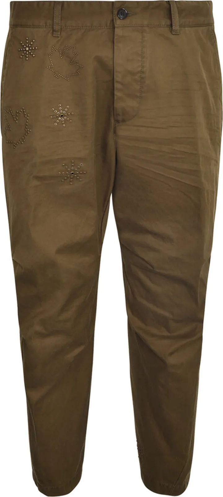 Embellished Cropped Trousers