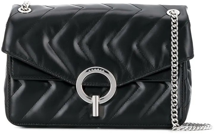 Yza quilted shoulder bag