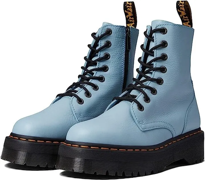 Dr. Martens Jadon 8-Eye Platform Boot (Card Blue Pisa) Lace-up Boots
