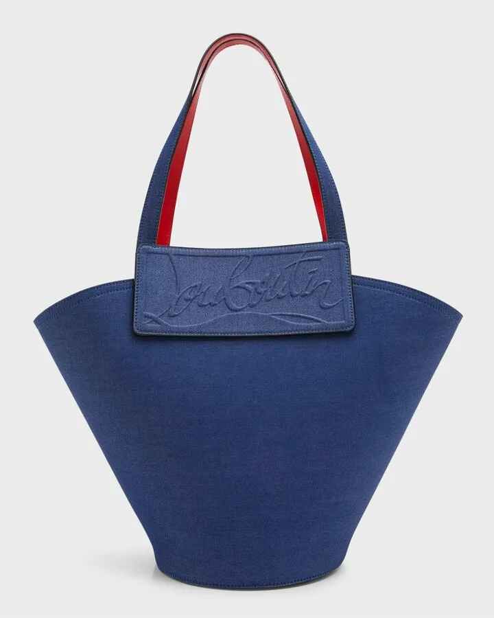 Loubishore Denim Tote Bag