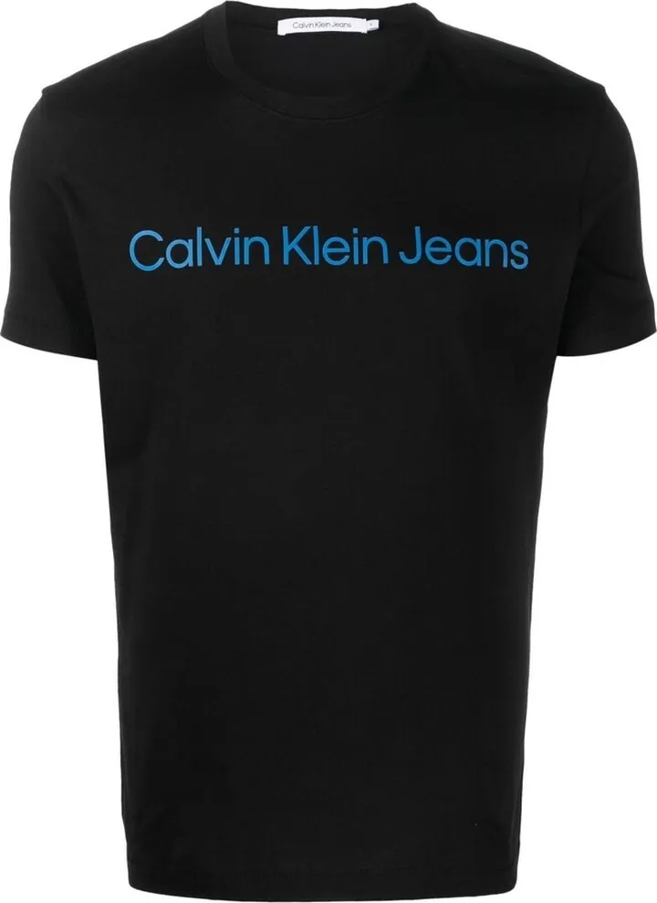 logo-print detail T-shirt