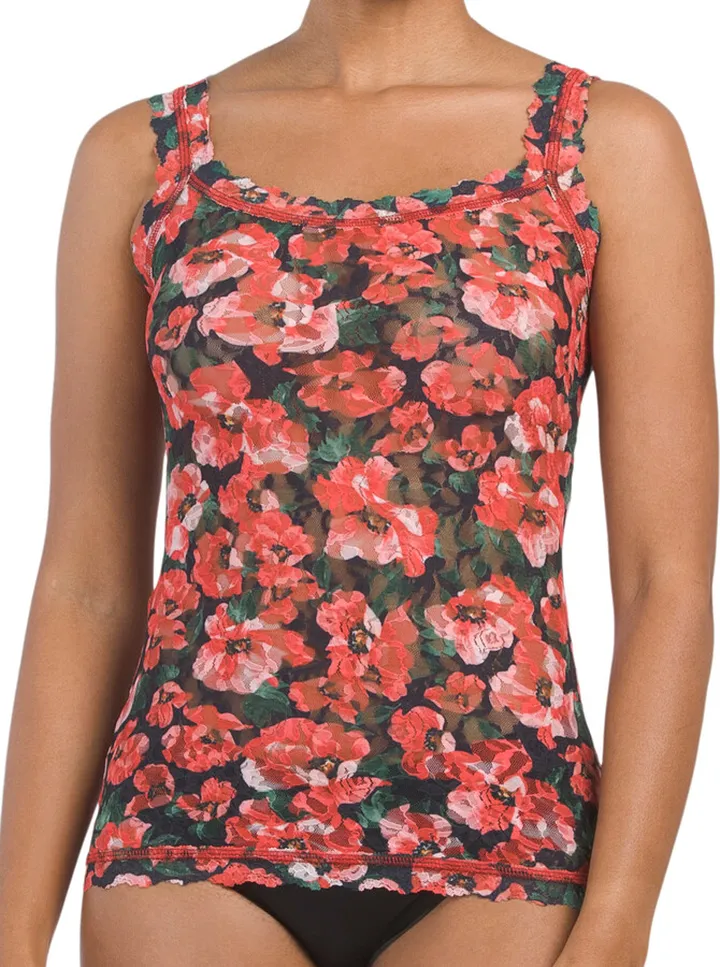 Made In Usa Lace Floral Camisole