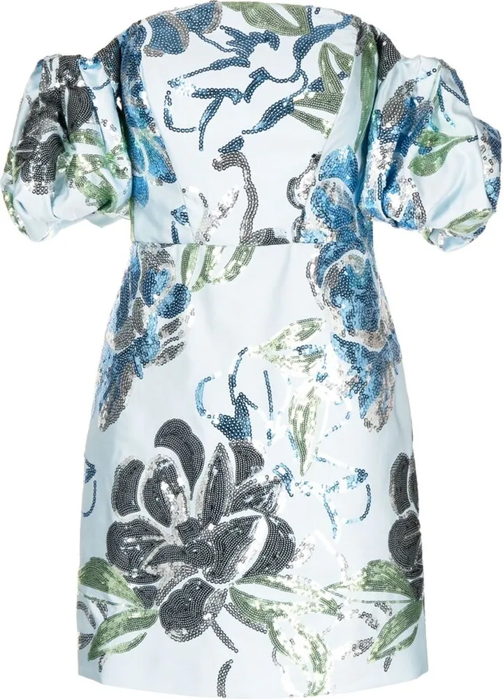 Sequin-Embellishment Dress