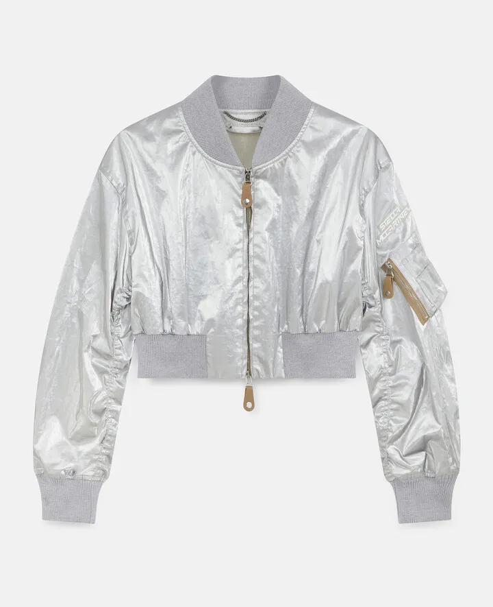 Stella McCartney - Cropped Bomber Jacket