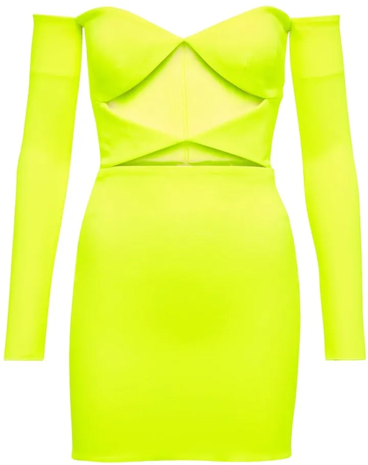 Hadley cutout crepe minidress