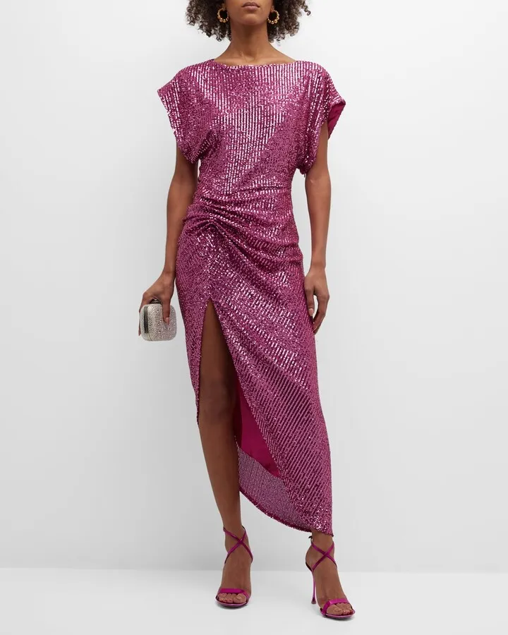 Bercot Sequined Cocktail Dress