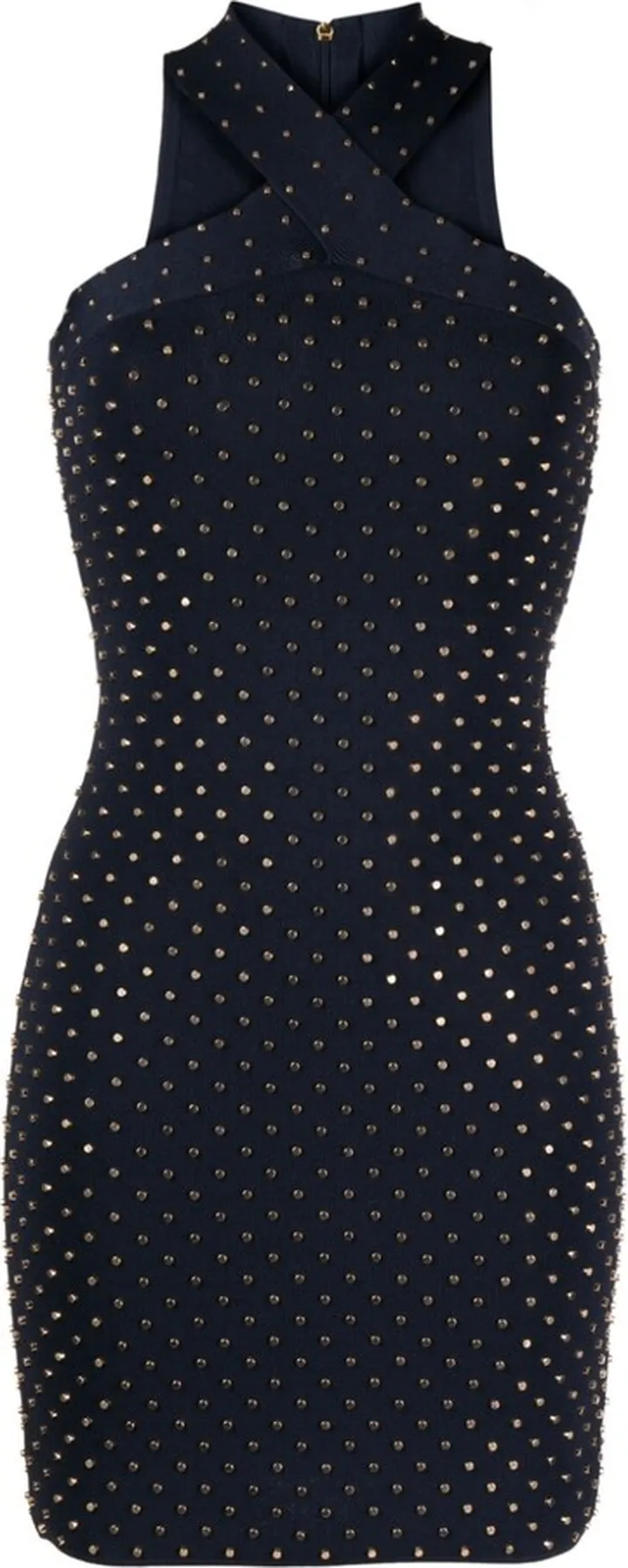 Floral Lace-Detail Mini Dress