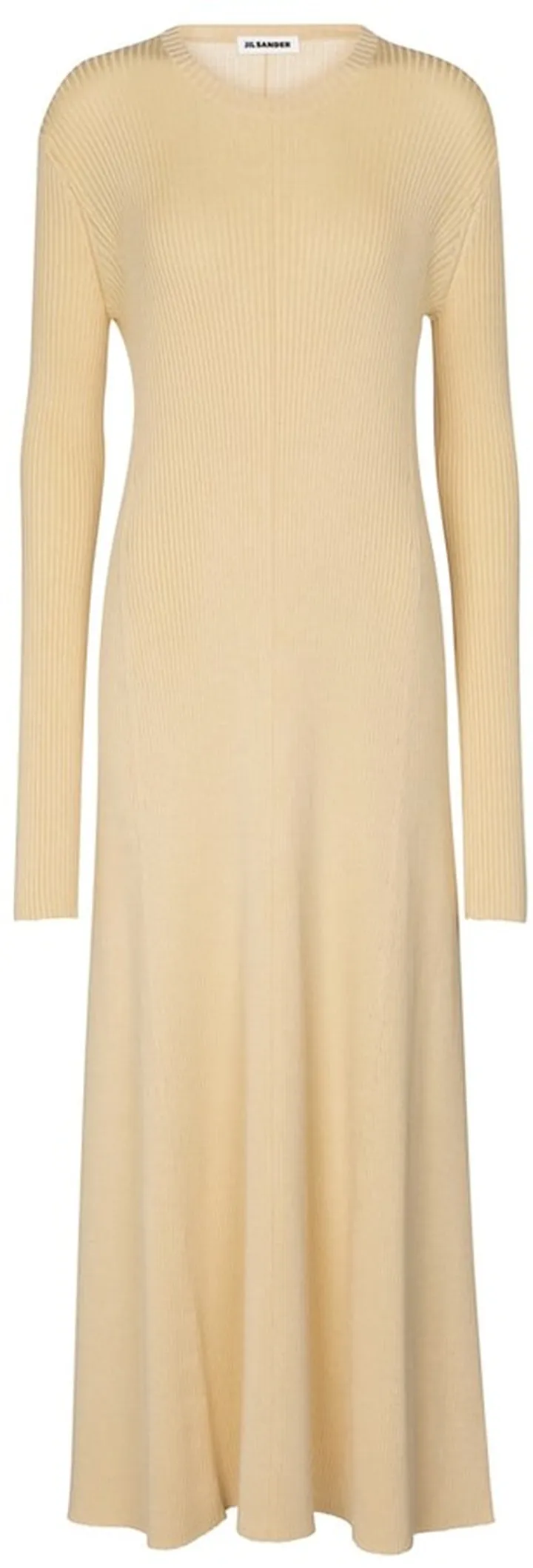 Wool-blend midi dress
