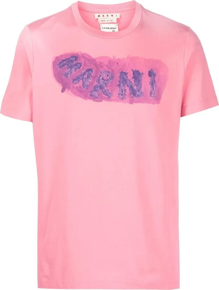 logo-print crew neck T-shirt
