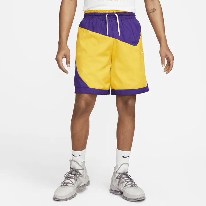 Nike Men's DNA 8" Woven Basketball Shorts in Purple