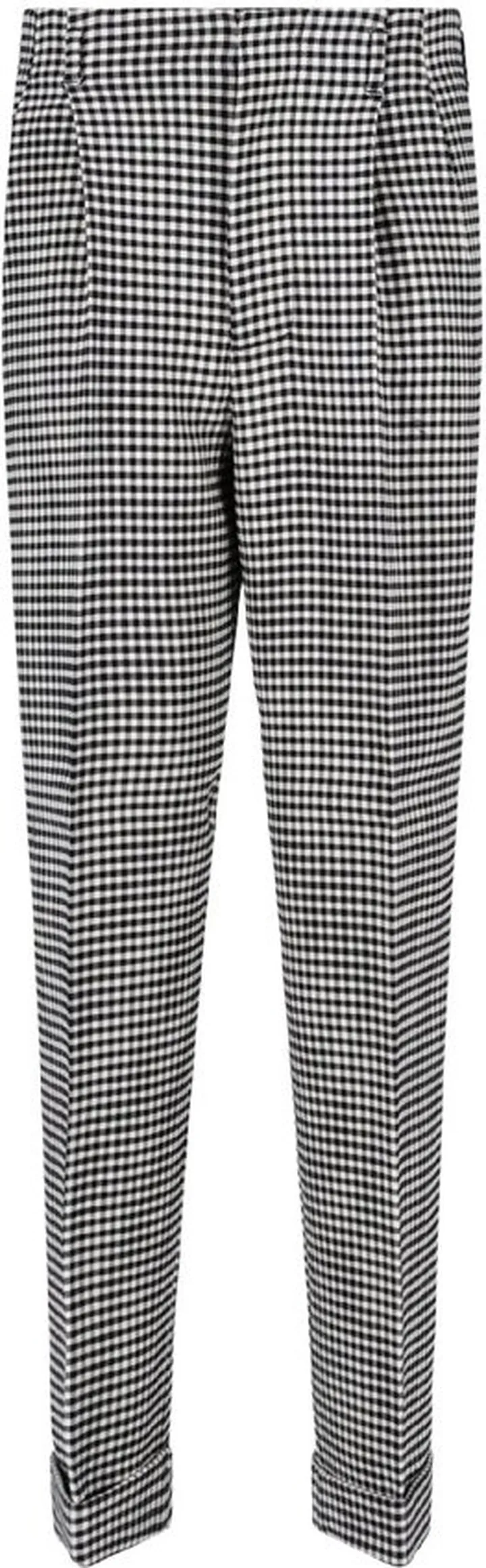Marni Check Pattern Straight Leg Pants