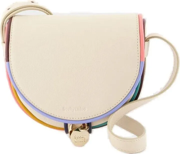 See By Chloé Mara Chain-Linked Small Saddle Bag