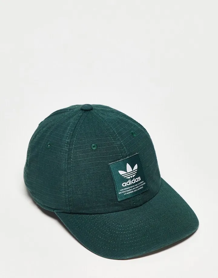 adidas Originals rewind snapback in dark green