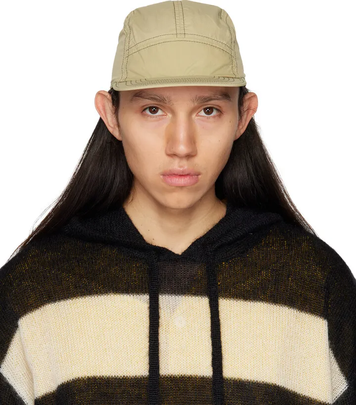 SUNNEI Beige Paneled Cap
