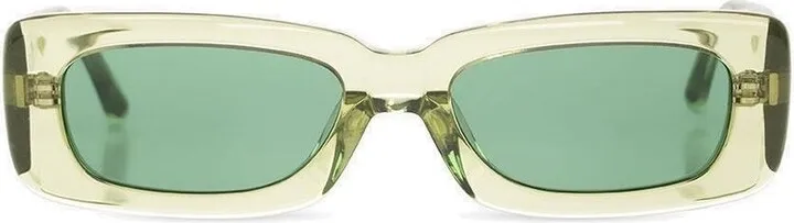 Linda Farrow X The Attico Rectangular Frame Sunglasses