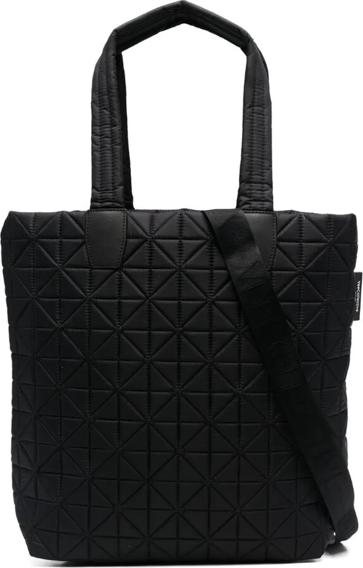 Vee Shopper quilted tote bag