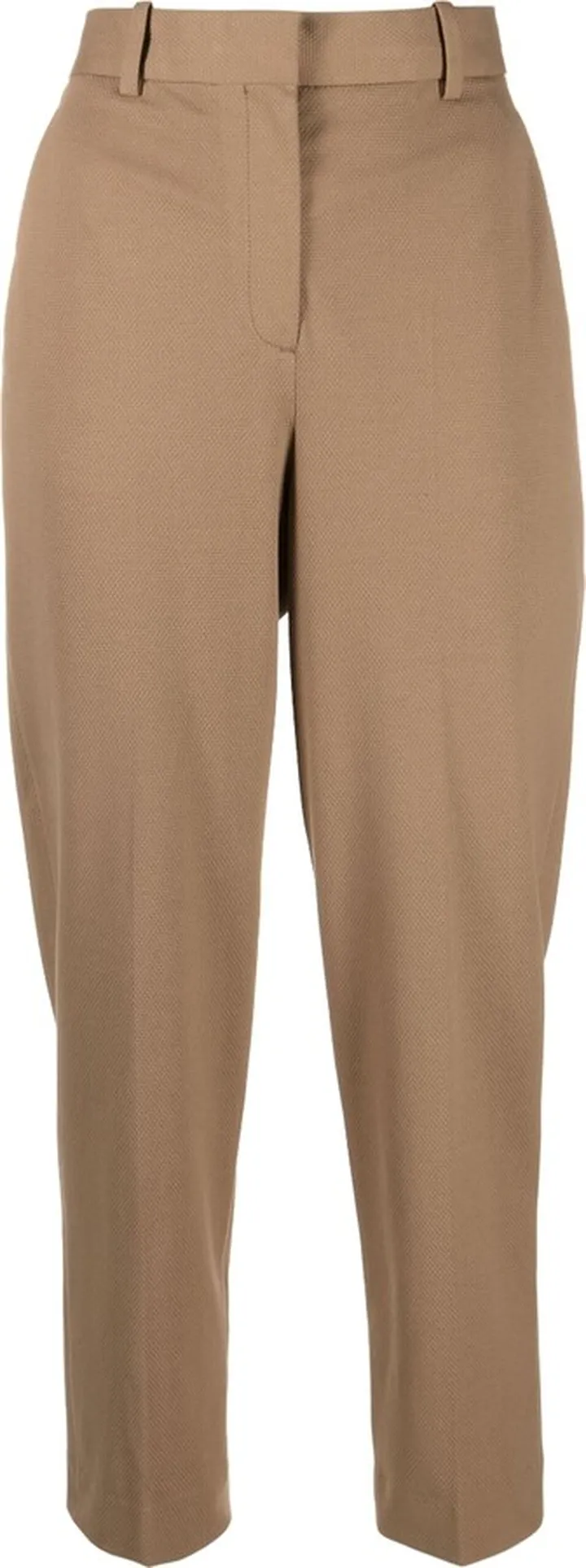 High-Waist Cropped Trousers