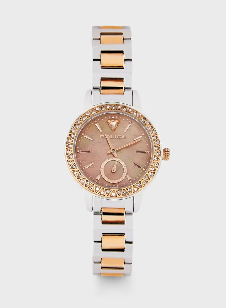 Donan Steel Strap Analog Watch