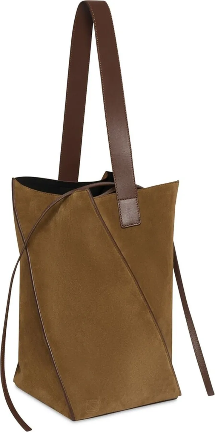 Swirl leather shoulder bag