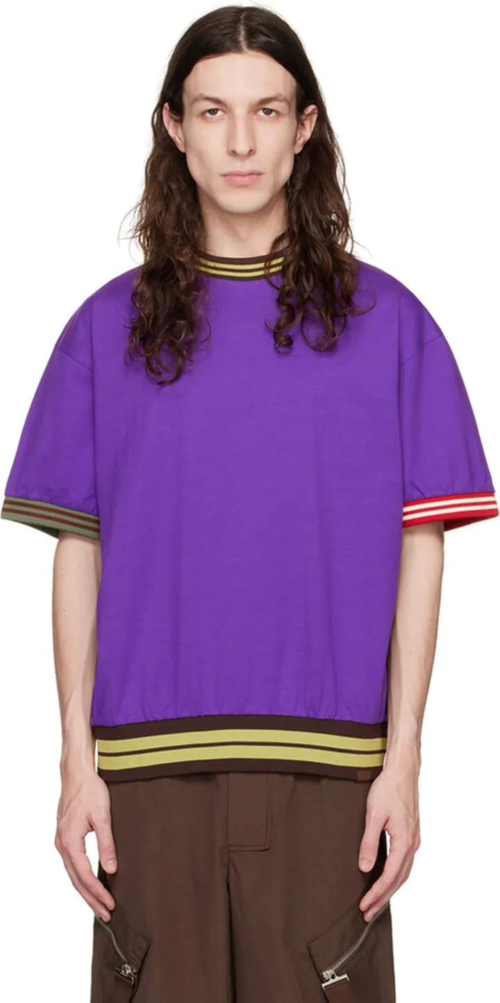 Jacquemus Purple 'Le T-Shirt Joga' T-Shirt