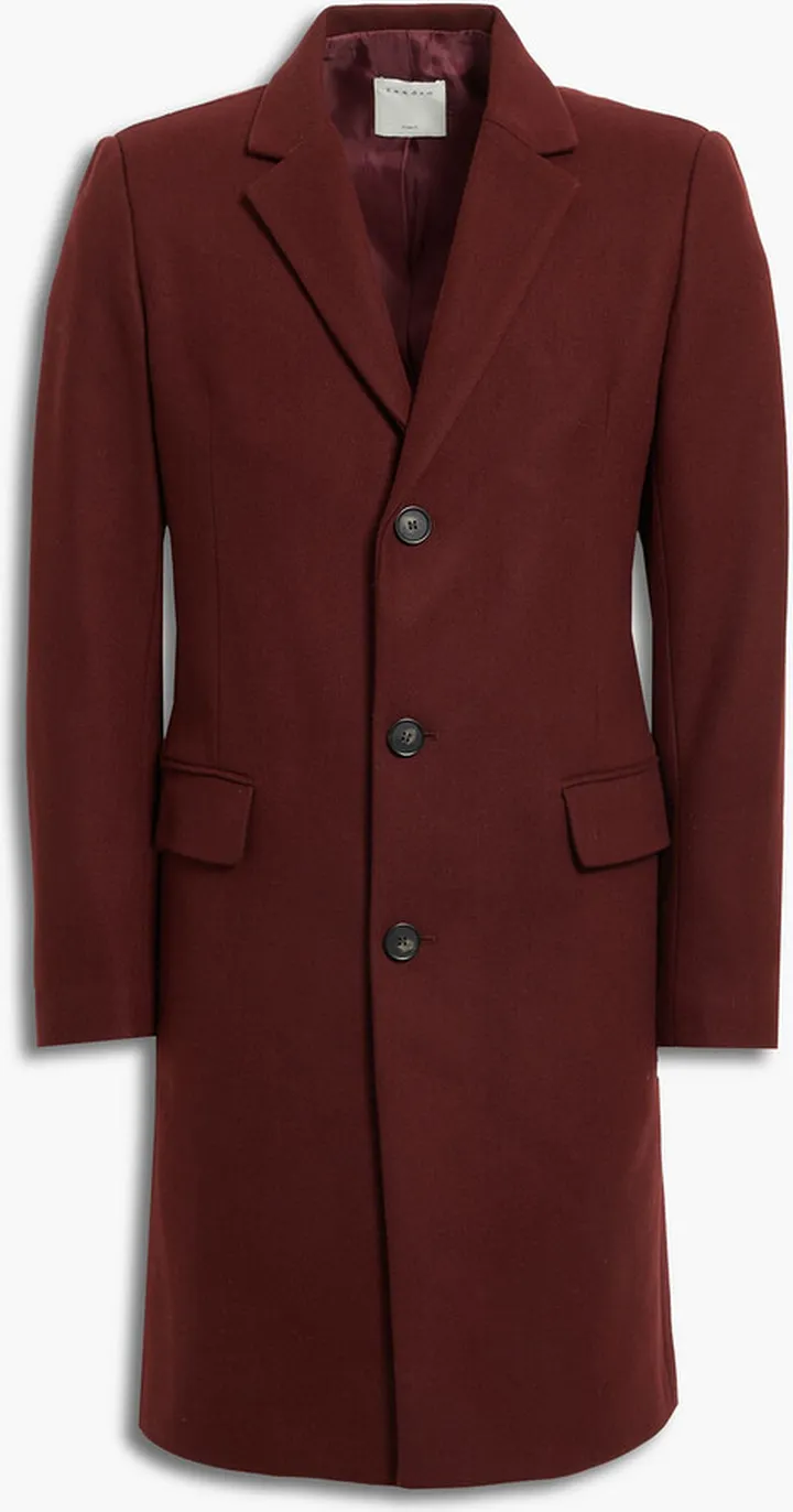 Wool-blend coat