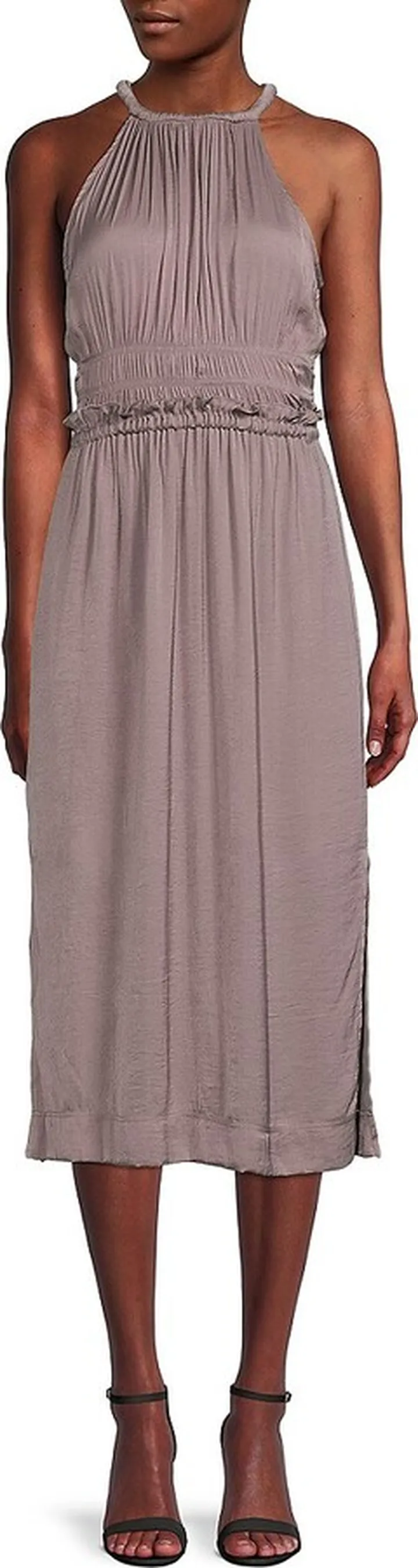 Halterneck Midi Dress
