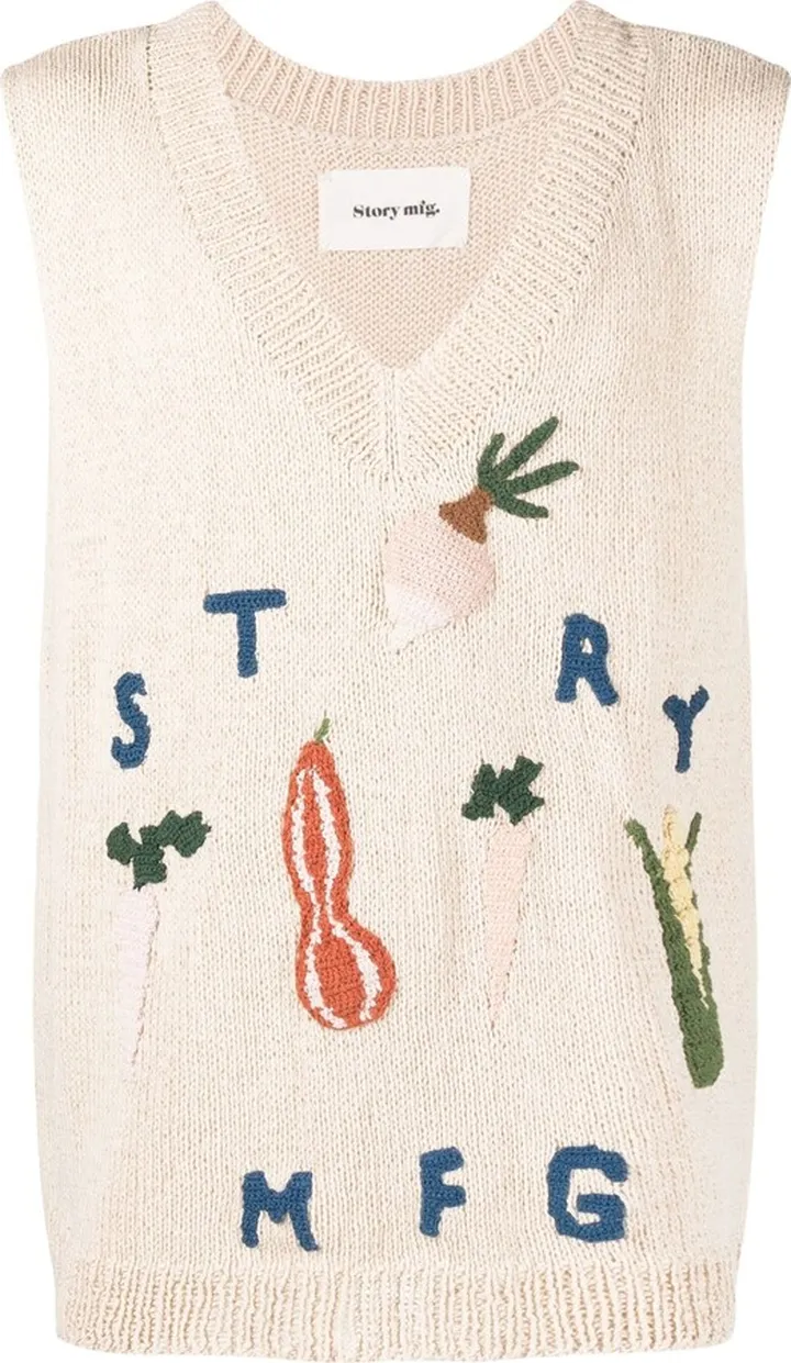 Neutral Party Organic Cotton Sweater Vest