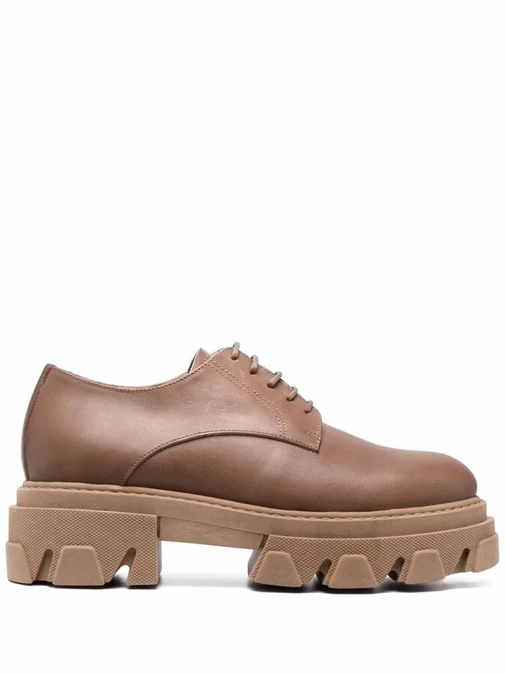Chunky-Sole Lace-Up Shoes