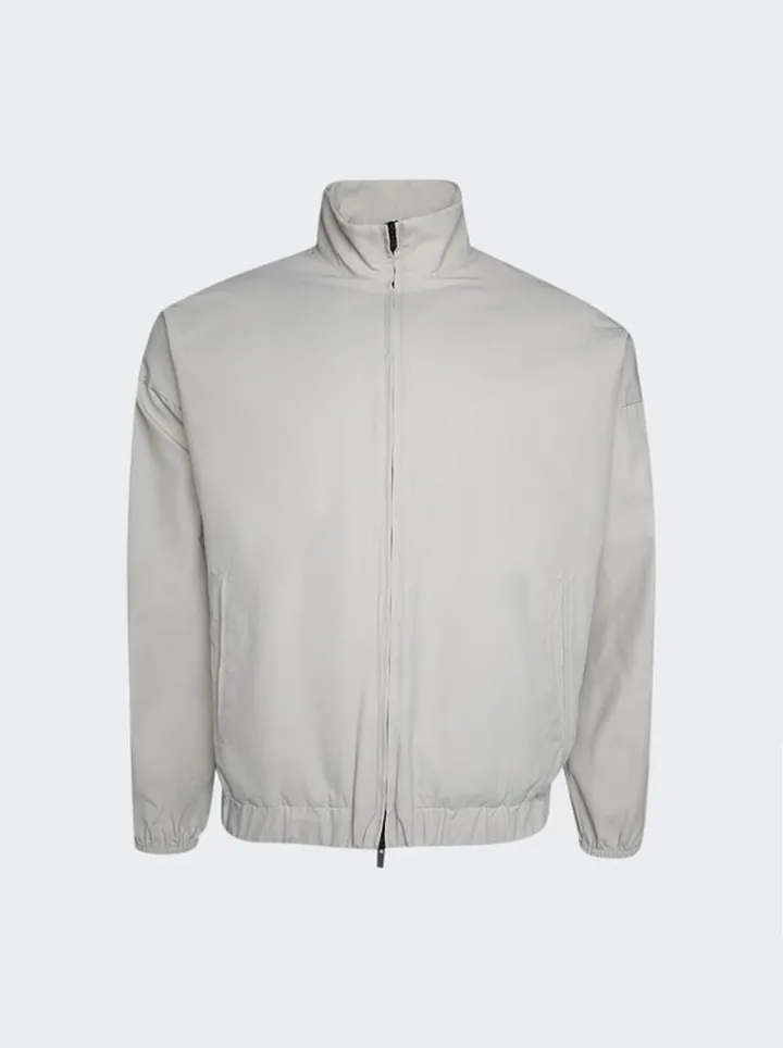 Eternal Wool Nylon Track Jacket Cement