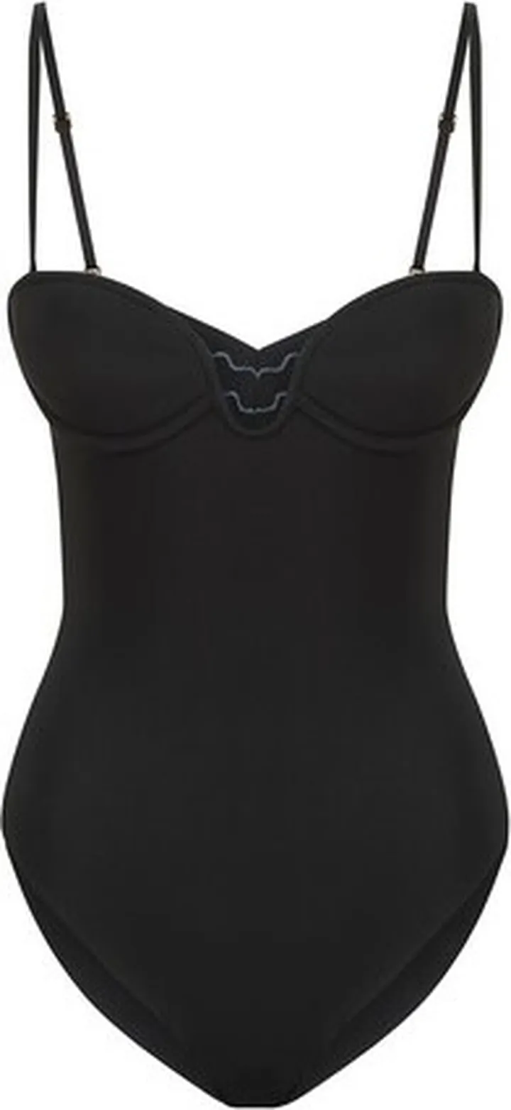 Underwired padded U-bra bodysuit