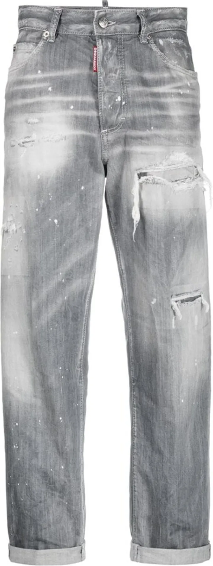 Distressed Cropped Jeans