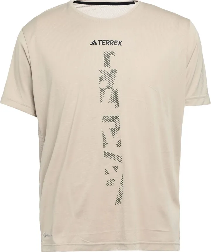 Terrex Agravic Trail Running T-shirt T-shirt Beige